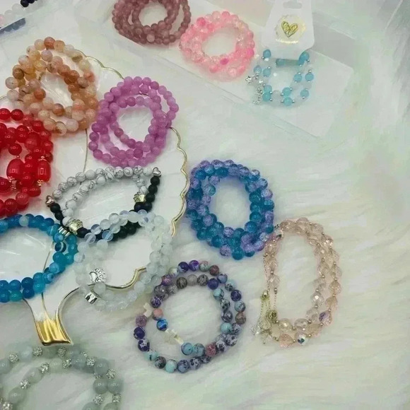 Not So Mystery Bracelet Bundle 5 (5 Piece Randomly Selected Beaded Bracelets) - Picture 14 of 17